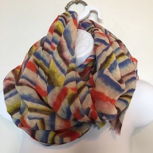 Wilfred multicolored striped scarf